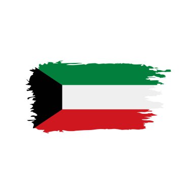 Kuveyt bayrağı, vektör illüstrasyonu