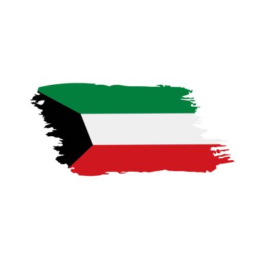 Kuveyt bayrağı, vektör illüstrasyonu