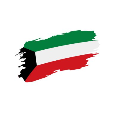 Kuveyt bayrağı, vektör illüstrasyonu