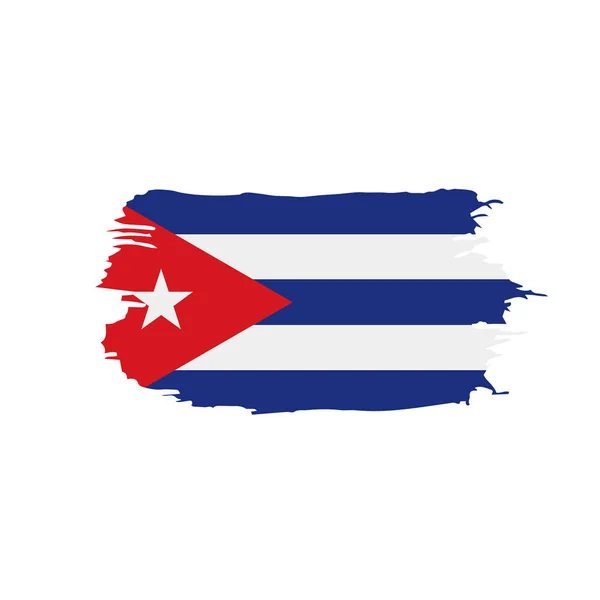 Drapeau de Cuba, illustration vectorielle — Image vectorielle