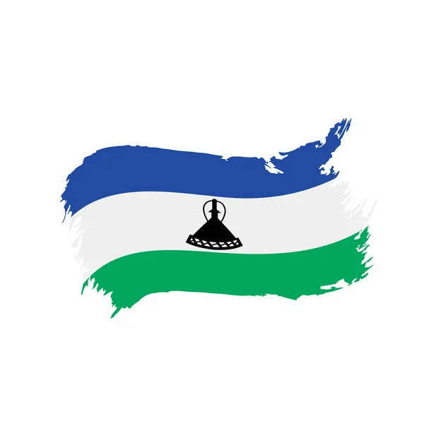 Bandeira do Lesoto, ilustração vetorial —  Vetores de Stock