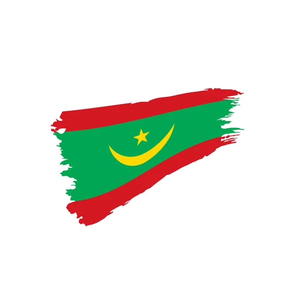 Σημαία της Μαυριτανίας, εικονογράφηση διάνυσμα — Διανυσματικό Αρχείο