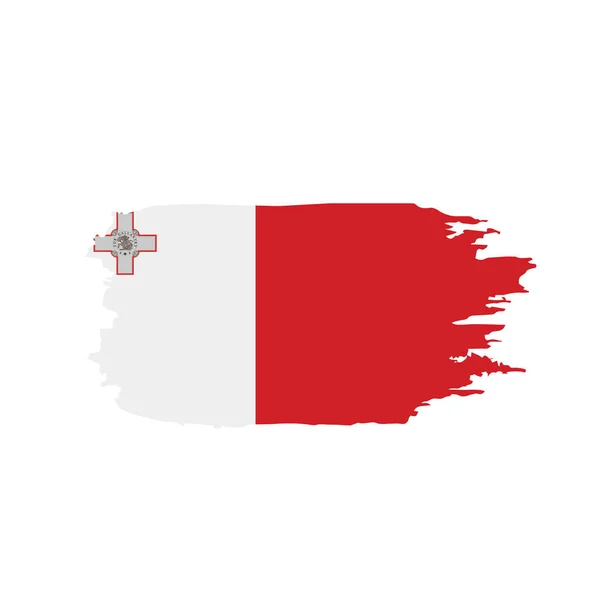 Прапор Мальти, Векторні ілюстрації — стоковий вектор
