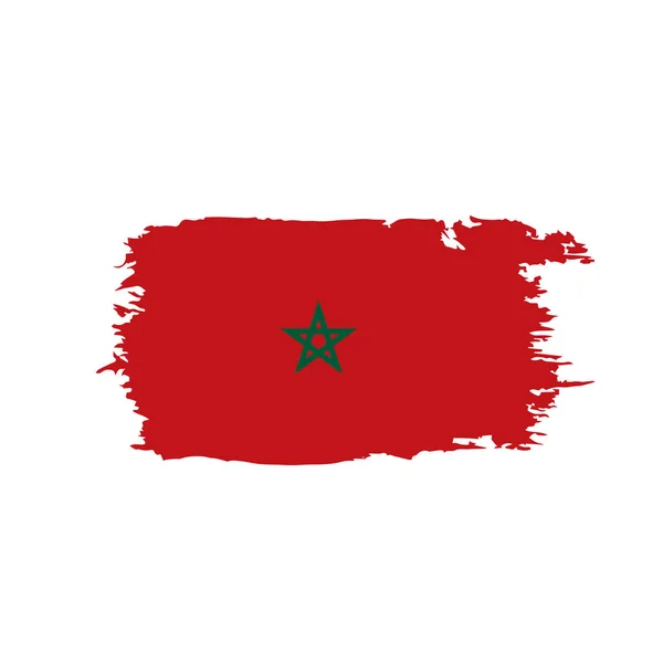 Morocco flag, vektorová ilustrace — Stockový vektor