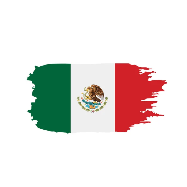 Мексиканський прапор, Векторні ілюстрації — стоковий вектор