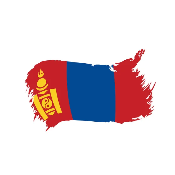 Прапор Монголії, Векторні ілюстрації — стоковий вектор