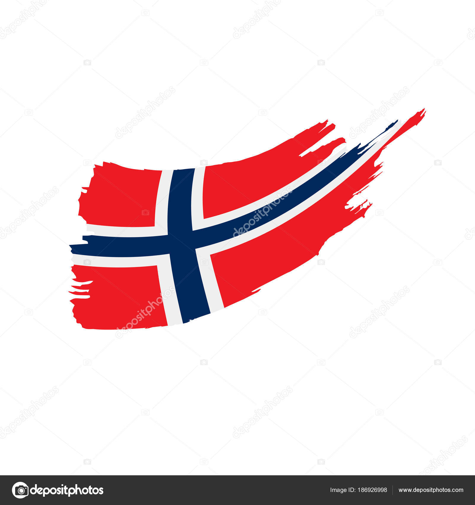 Download Norway flag, vector illustration — Stock Vector ...