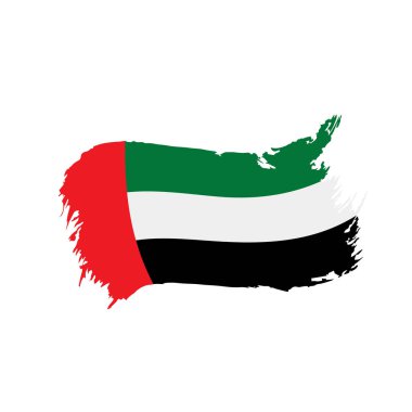 Birleşik Arap Emirlikleri bayrağı, vektör çizim