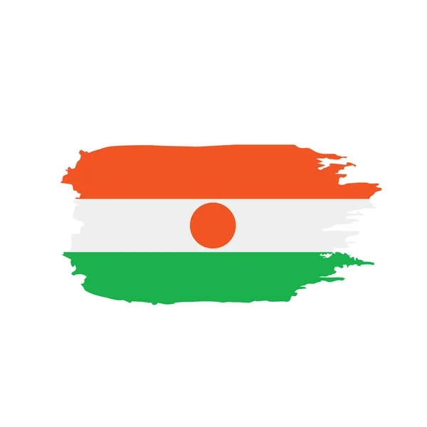 Bandeira do Níger, ilustração vetorial — Vetor de Stock