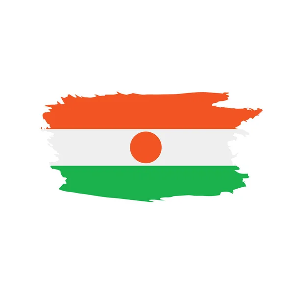Niger zászló, vektoros illusztráció — Stock Vector