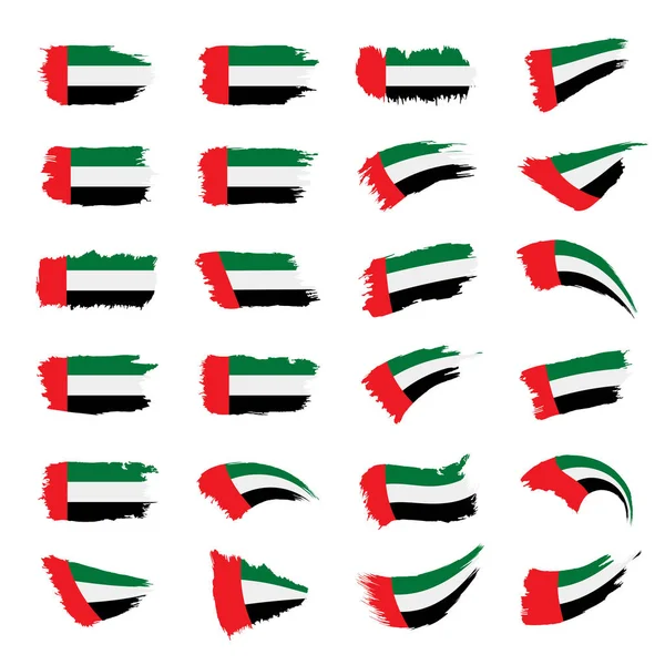 Bandera de los Emiratos Árabes Unidos, ilustración vectorial — Archivo Imágenes Vectoriales