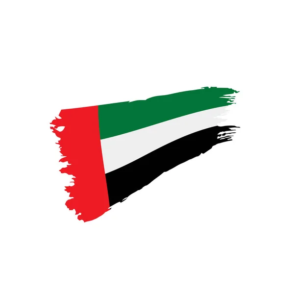 Vereinigte arabische Emirate Flagge, Vektorillustration — Stockvektor