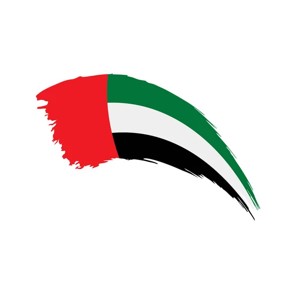 Förenade Arabemiraten flagga, vektorillustration — Stock vektor