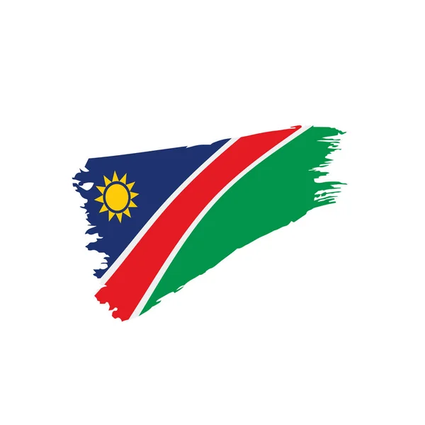 Namibia flag, vector illustration — Stock Vector