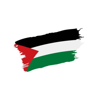 Palestine bayrak, vektör çizim
