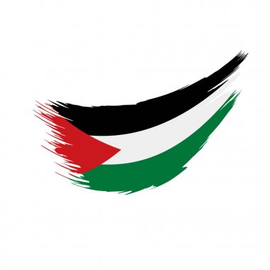 Palestine bayrak, vektör çizim