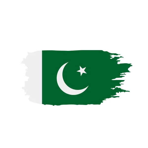 Pakistan flag, vector illustration — Stock Vector