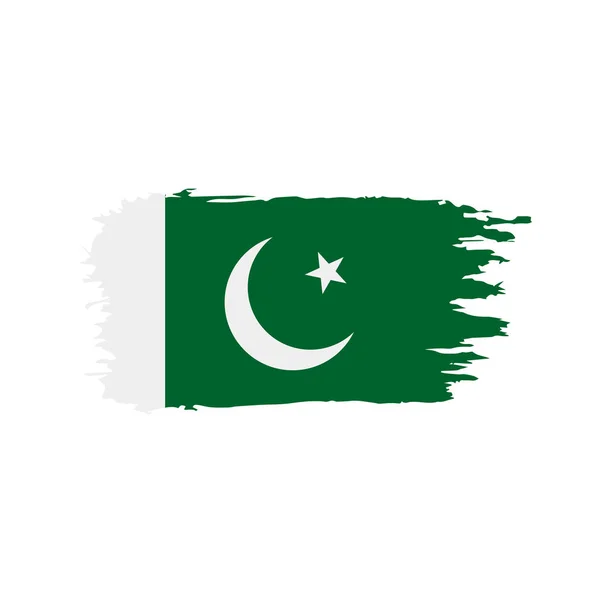 Pakistan flagge, vektorillustration — Stockvektor