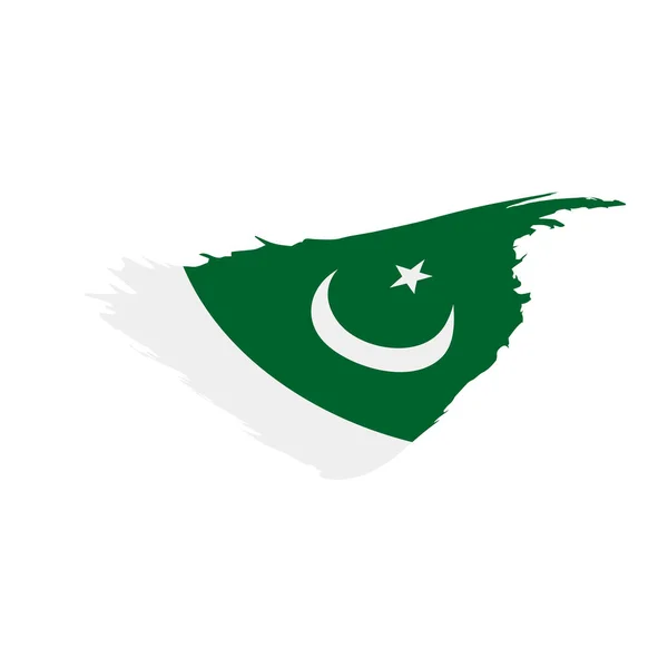 Bandeira do Paquistão, ilustração vetorial —  Vetores de Stock