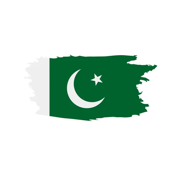 Pakistan flagga, vektorillustration — Stock vektor