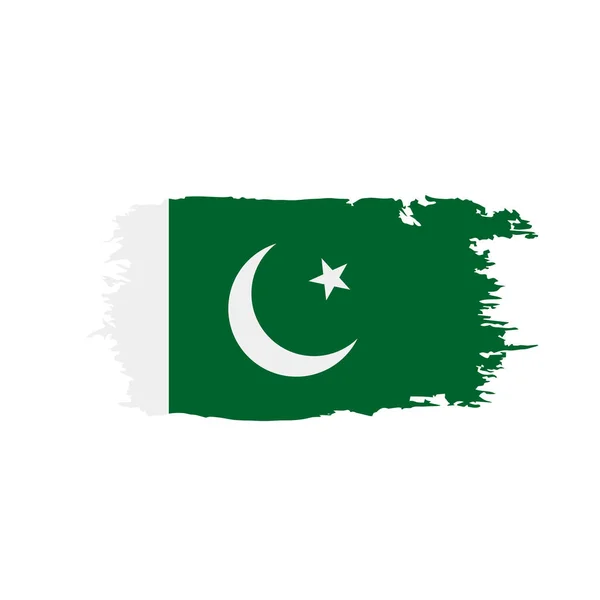 Pákistán vlajka, vektorové ilustrace — Stockový vektor
