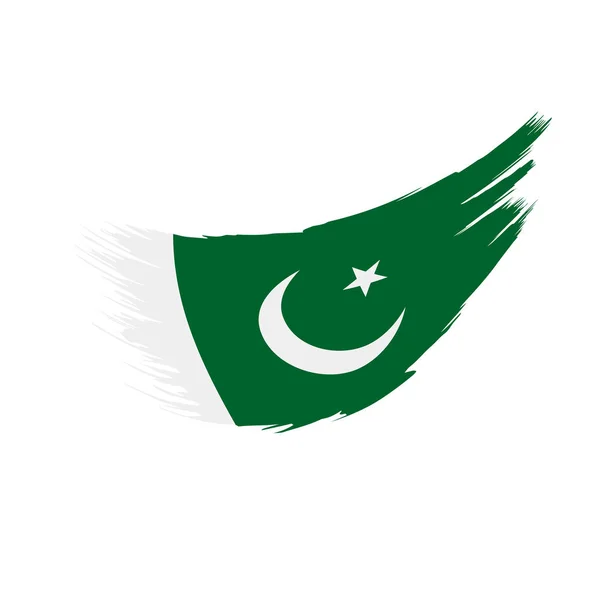 Bandera de Pakistán, ilustración vectorial — Archivo Imágenes Vectoriales