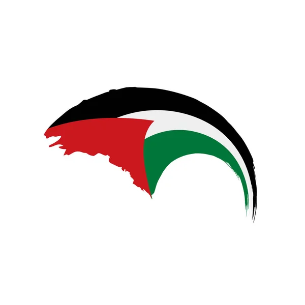 Palestine flag, vector illustration — Stock Vector