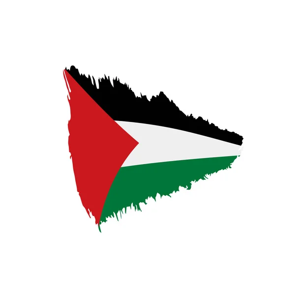 Bendera Palestina, ilustrasi vektor - Stok Vektor