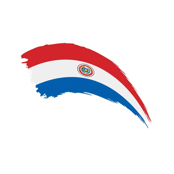 Paraguay flag, vector illustration — Stock Vector