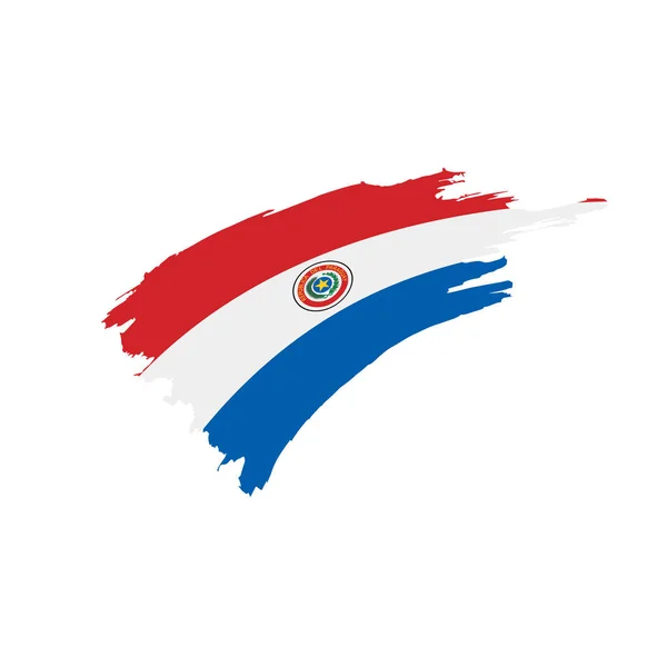 Paraguay flag, vector illustration — Stock Vector