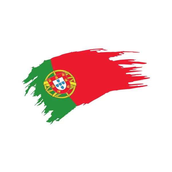 Drapeau Portugal, illustration vectorielle — Image vectorielle