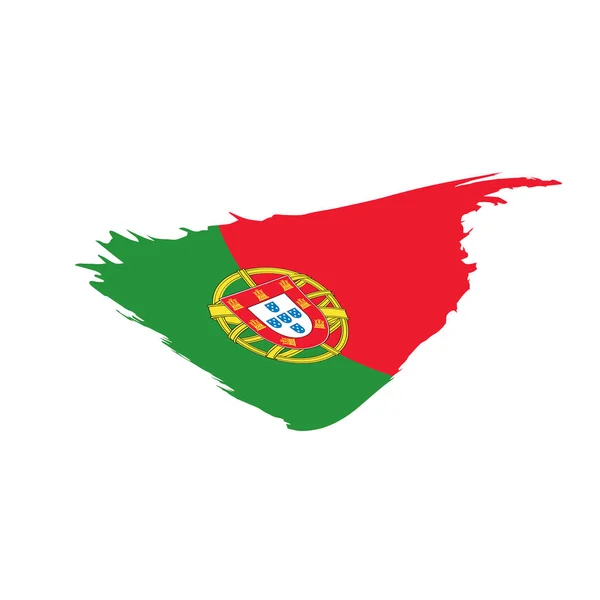 Portugal flag, vector illustration — 图库矢量图片