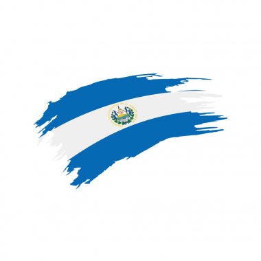 Salvador bayrak, vektör çizim