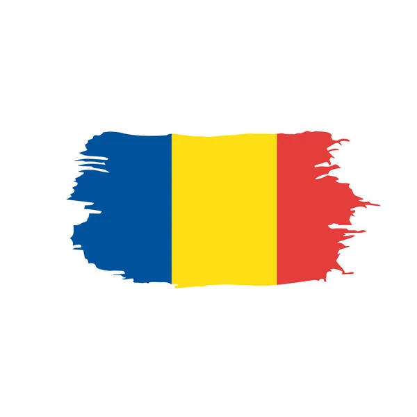 Roménia bandeira, ilustração vetorial —  Vetores de Stock