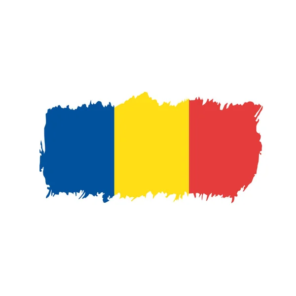 Σημαία Ρουμανία, διανυσματική απεικόνιση — Διανυσματικό Αρχείο