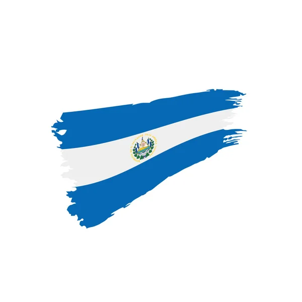 Salvador bayrak, vektör çizim — Stok Vektör
