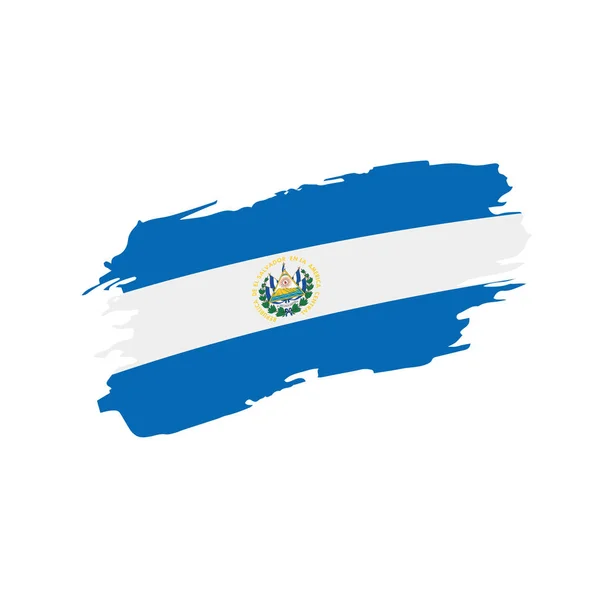 Bandiera Salvador, illustrazione vettoriale — Vettoriale Stock