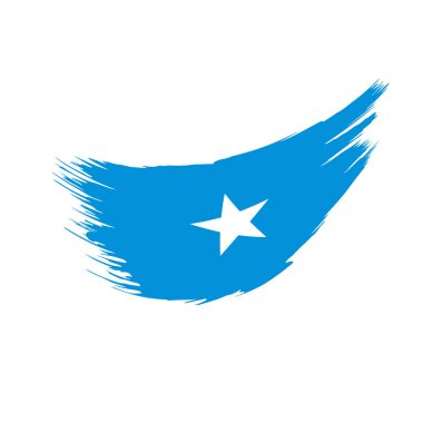 Somali bayrağı, vektör çizim