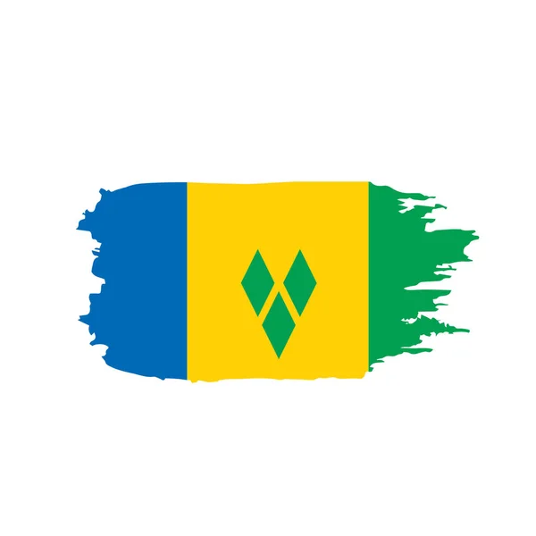 Saint Vincent ve Grenadines bayrağı — Stok Vektör