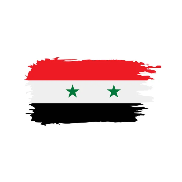 Drapeau de Syrie, illustration vectorielle — Image vectorielle