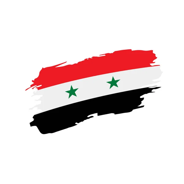 シリアの旗ベクトルイラスト — ストックベクタ