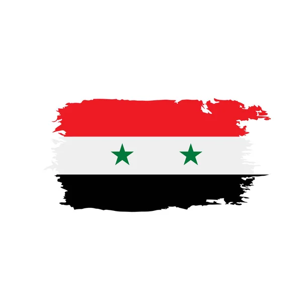 Drapeau de Syrie, illustration vectorielle — Image vectorielle