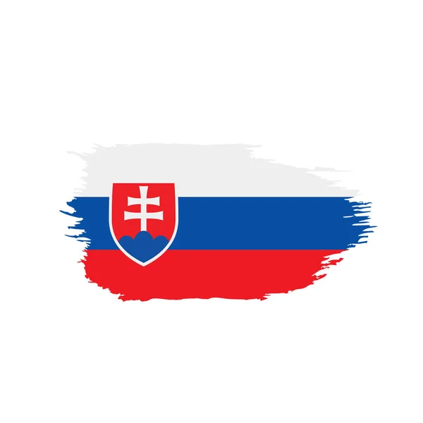 Slovakien flagga, vektor illustration — Stock vektor