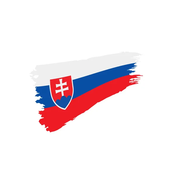 Slovakia flag, vector illustration — Stock Vector