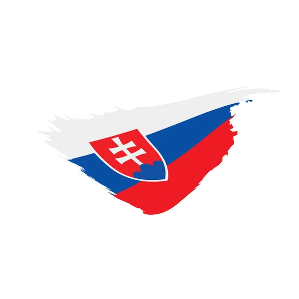 Slovakien flagga, vektor illustration — Stock vektor