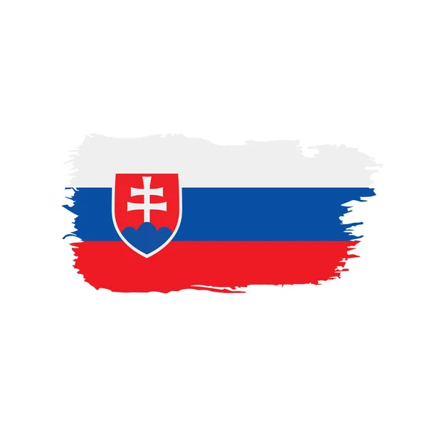 Slovakien flagga, vektor illustration — Stock vektor