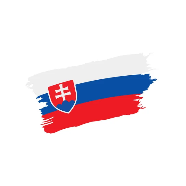 Szlovákia zászló, vektoros illusztráció — Stock Vector