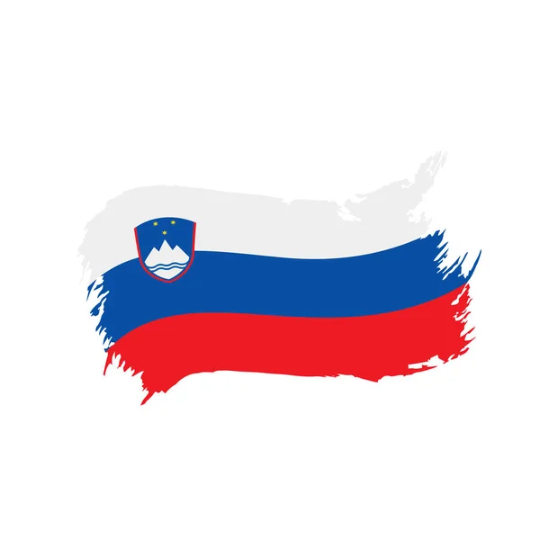 Флаг Словении, векторная иллюстрация — стоковый вектор