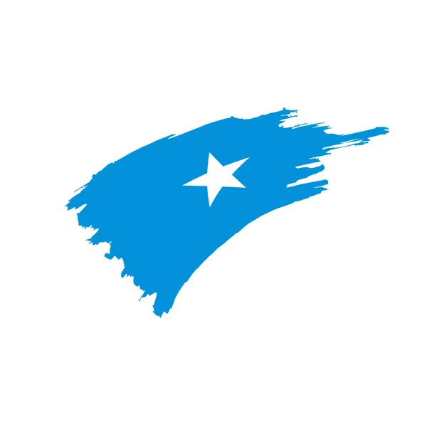 Somali bayrağı, vektör çizim — Stok Vektör