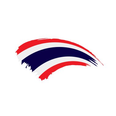 Tayland bayrağı, vektör çizim